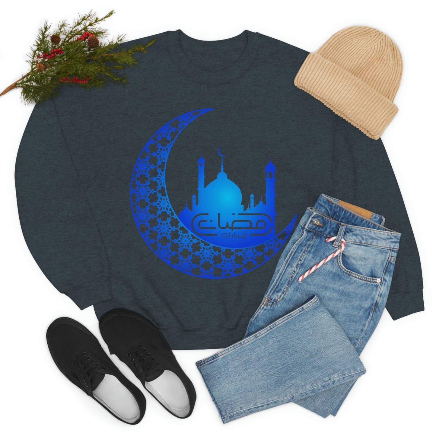 Ramadan Kareem (Style 15) - Unisex Heavy Blend™ Crewneck Sweatshirt