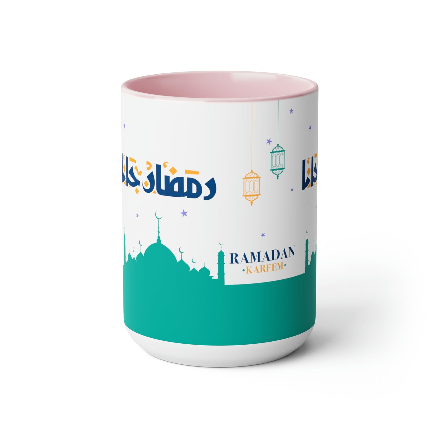 Ramadan Kareem - Two-Tone Coffee Mugs, 15oz