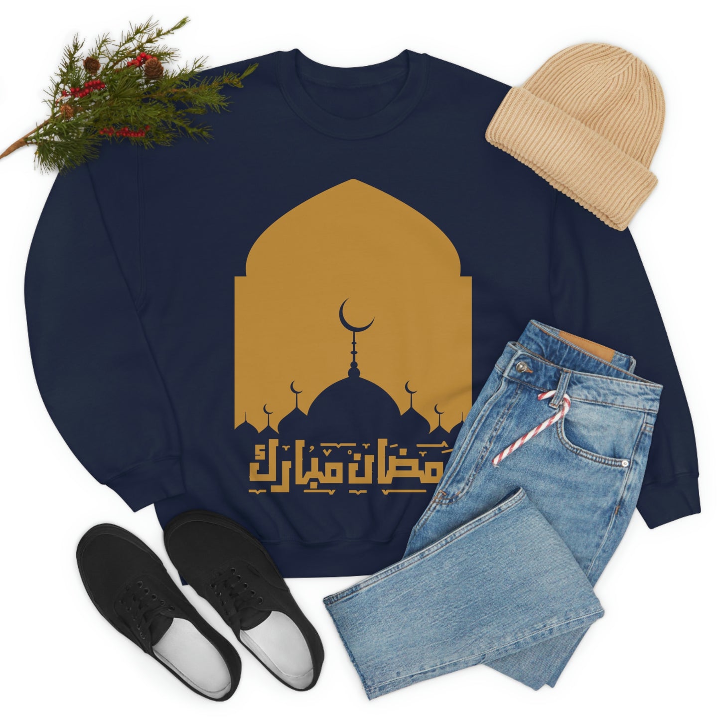 Ramadan Kareem (Style 18) - Unisex Heavy Blend™ Crewneck Sweatshirt