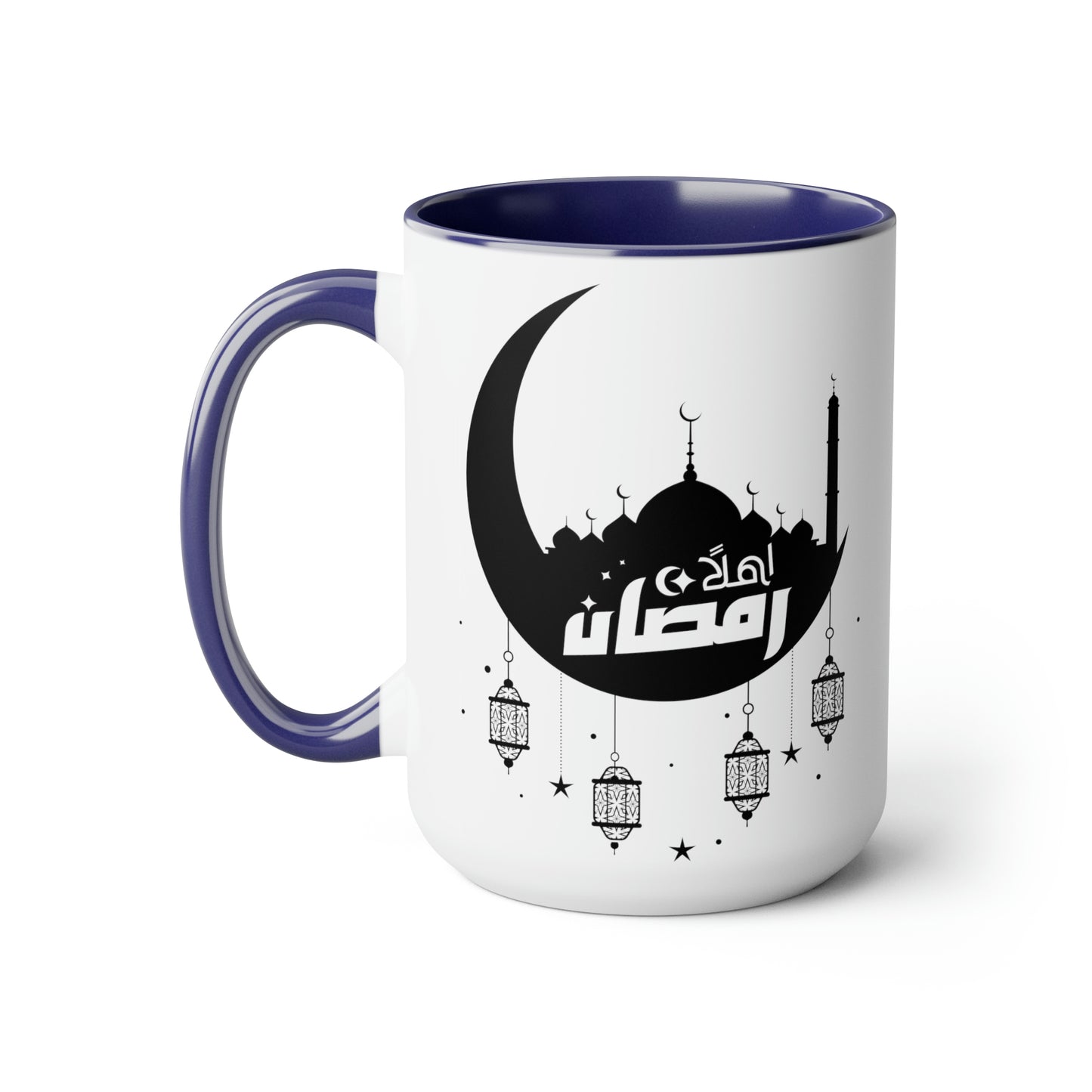 Ramadan Kareem - Two-Tone Coffee Mugs, 15oz