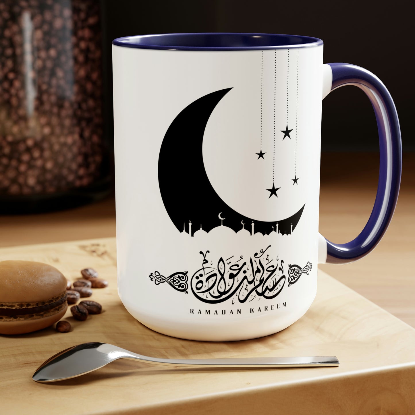 Ramadan Kareem - Two-Tone Coffee Mugs, 15oz