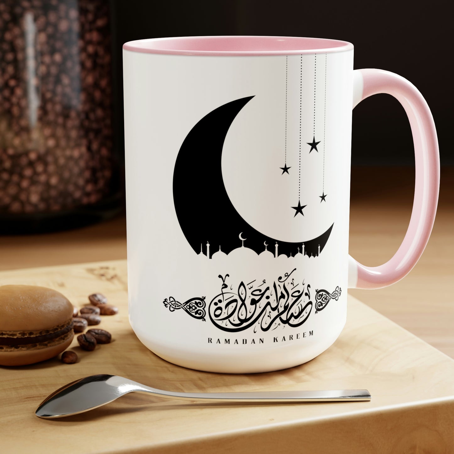 Ramadan Kareem - Two-Tone Coffee Mugs, 15oz