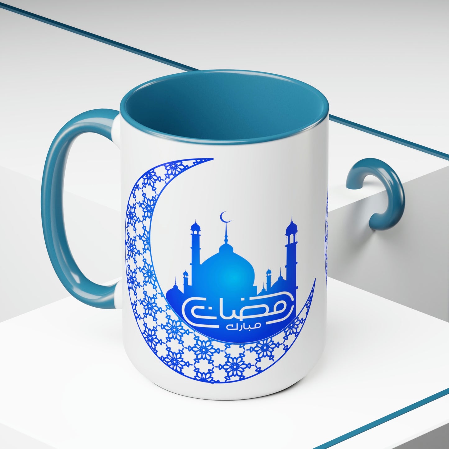 Ramadan Kareem - Two-Tone Coffee Mugs, 15oz