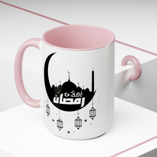 Ramadan Kareem - Two-Tone Coffee Mugs, 15oz
