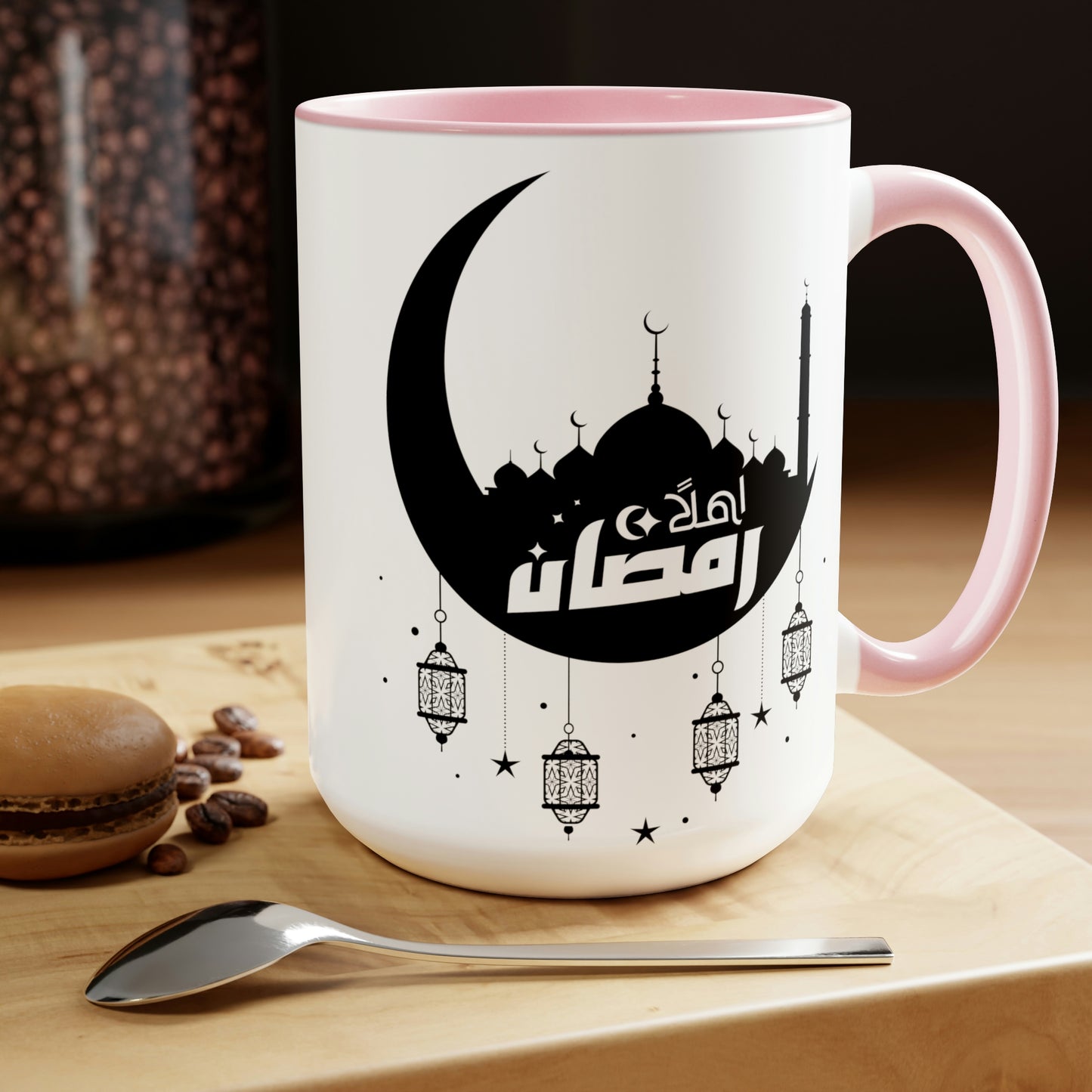 Ramadan Kareem - Two-Tone Coffee Mugs, 15oz