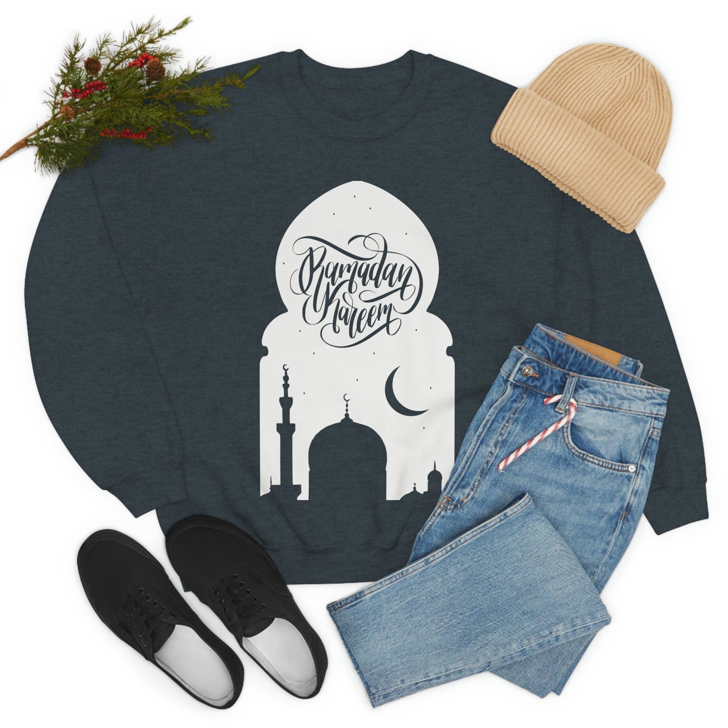 Ramadan Kareem (Style 14) - Unisex Heavy Blend™ Crewneck Sweatshirt