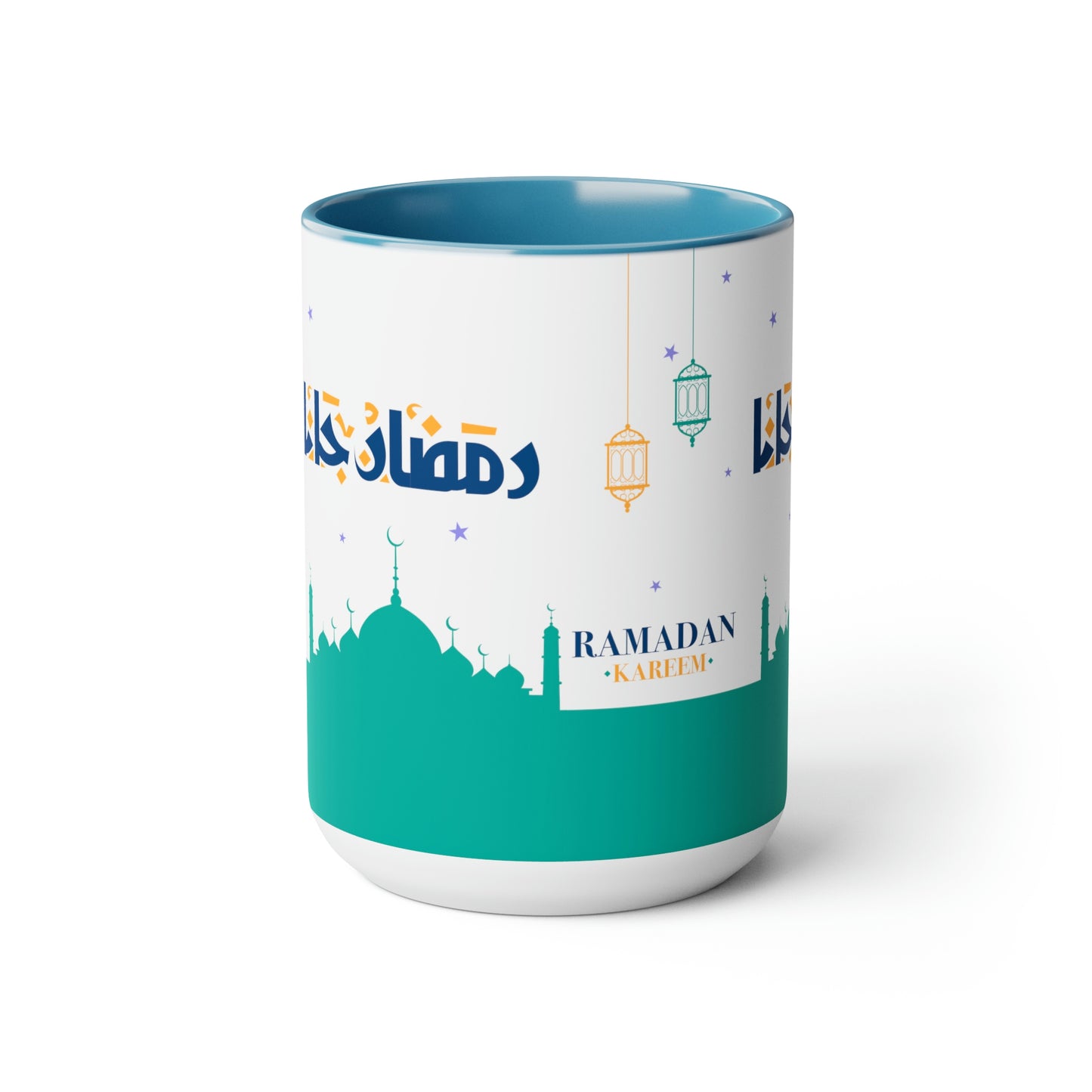 Ramadan Kareem - Two-Tone Coffee Mugs, 15oz