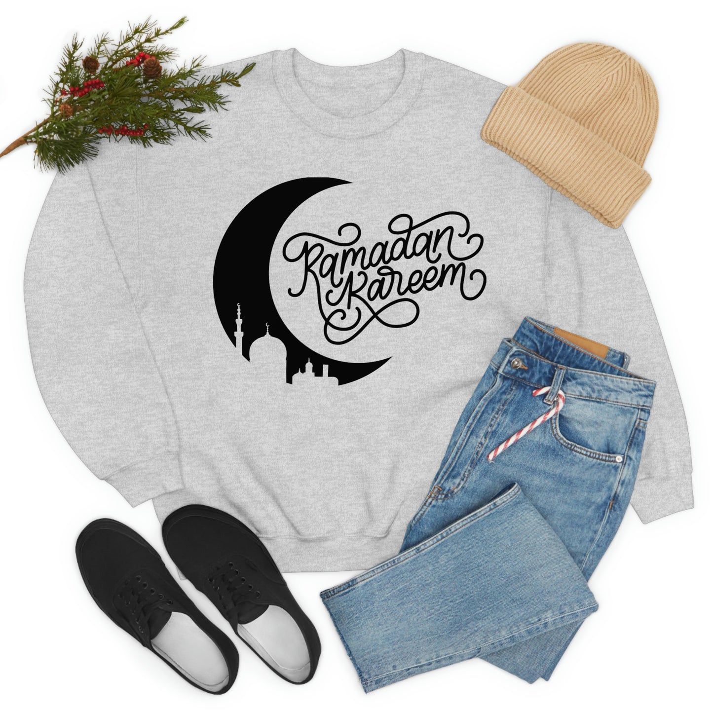 Ramadan Kareem (Style 9) - Unisex Heavy Blend™ Crewneck Sweatshirt