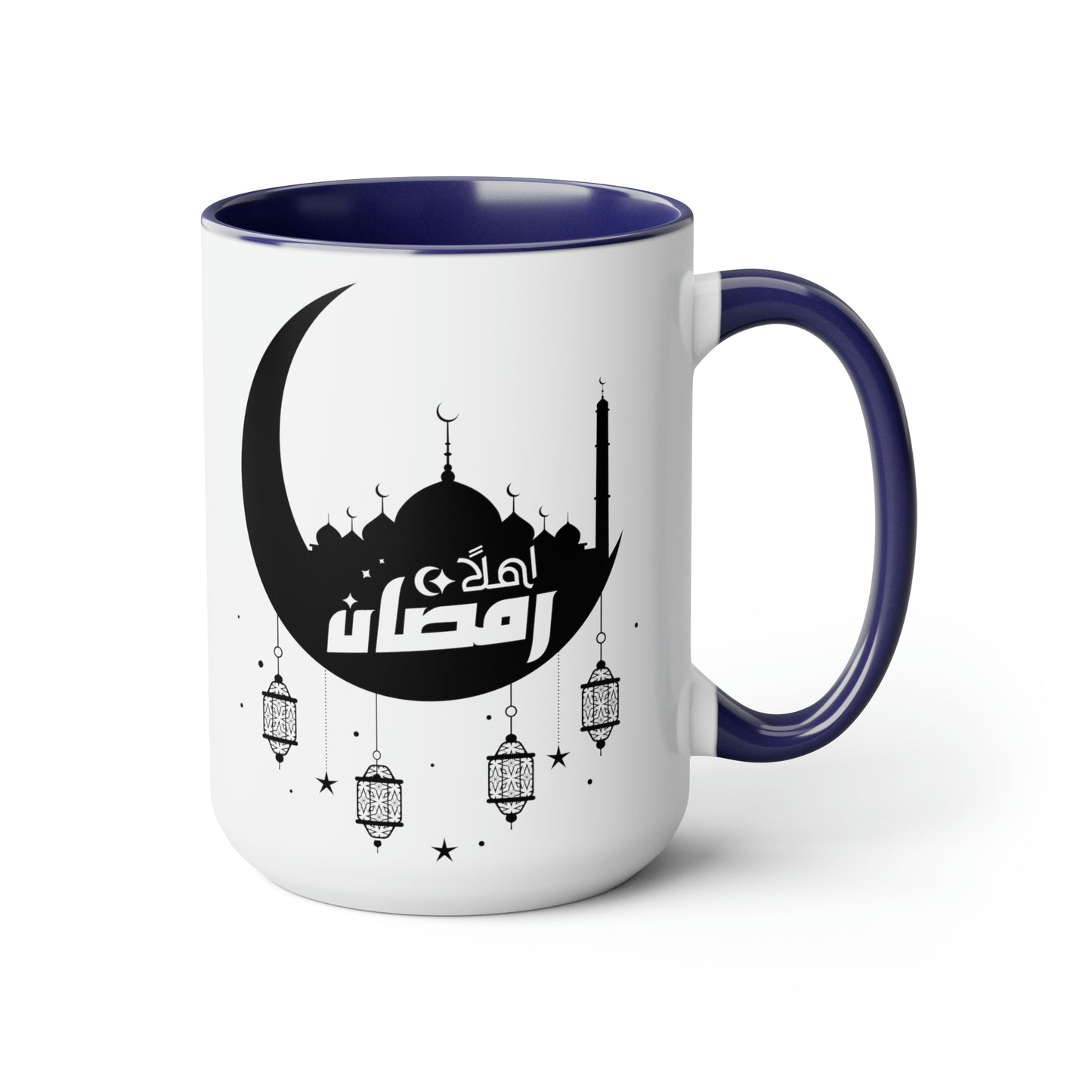 Ramadan Kareem - Two-Tone Coffee Mugs, 15oz