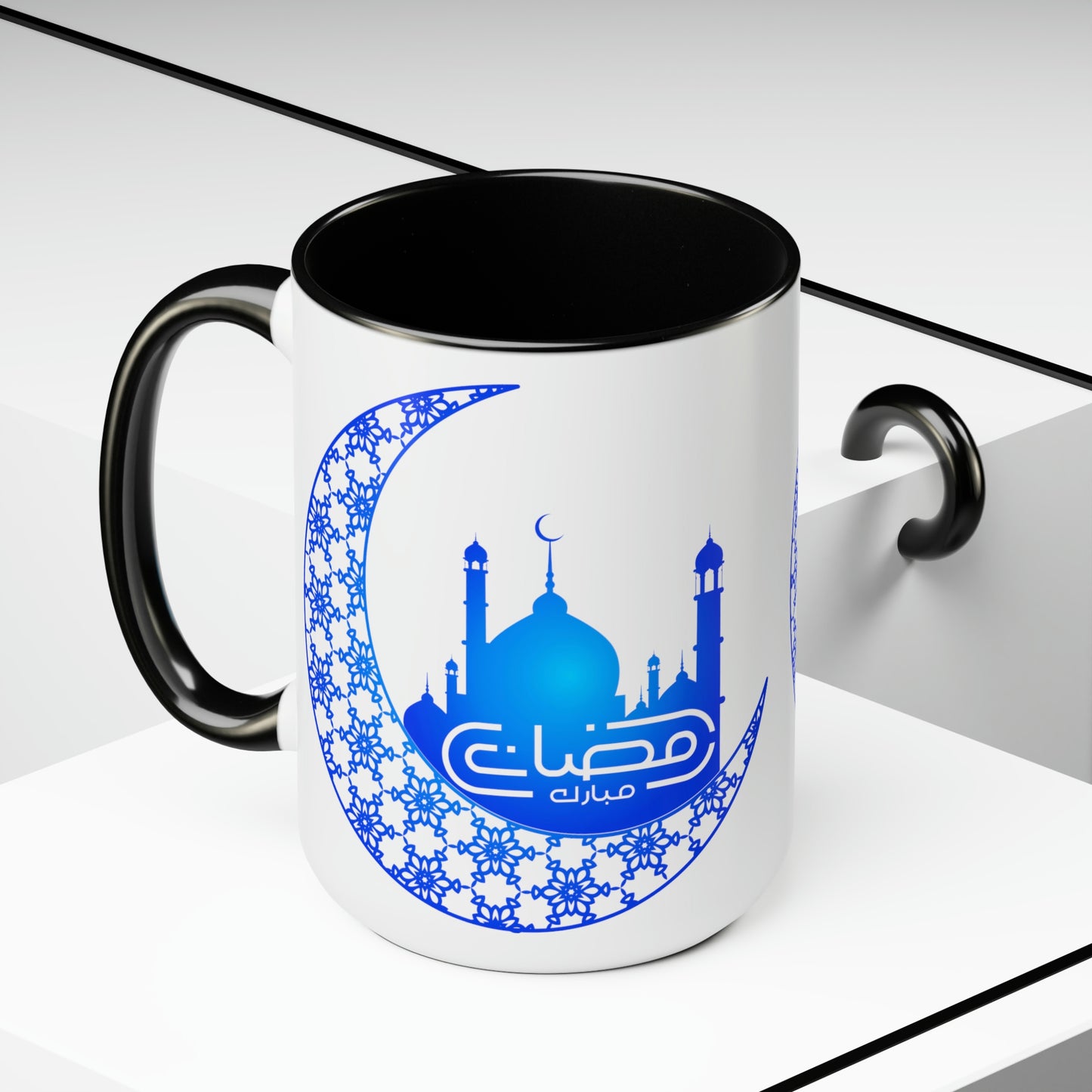 Ramadan Kareem - Two-Tone Coffee Mugs, 15oz