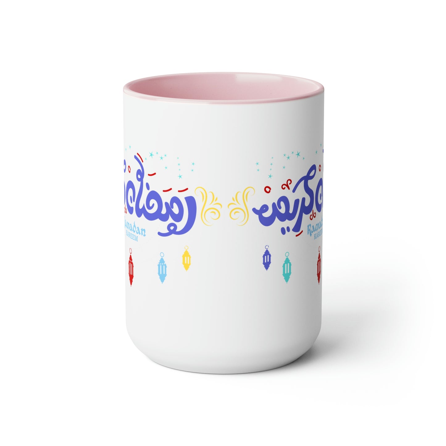 Ramadan Kareem - Two-Tone Coffee Mugs, 15oz