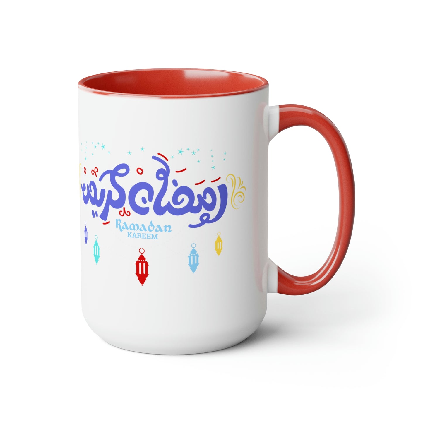 Ramadan Kareem - Two-Tone Coffee Mugs, 15oz