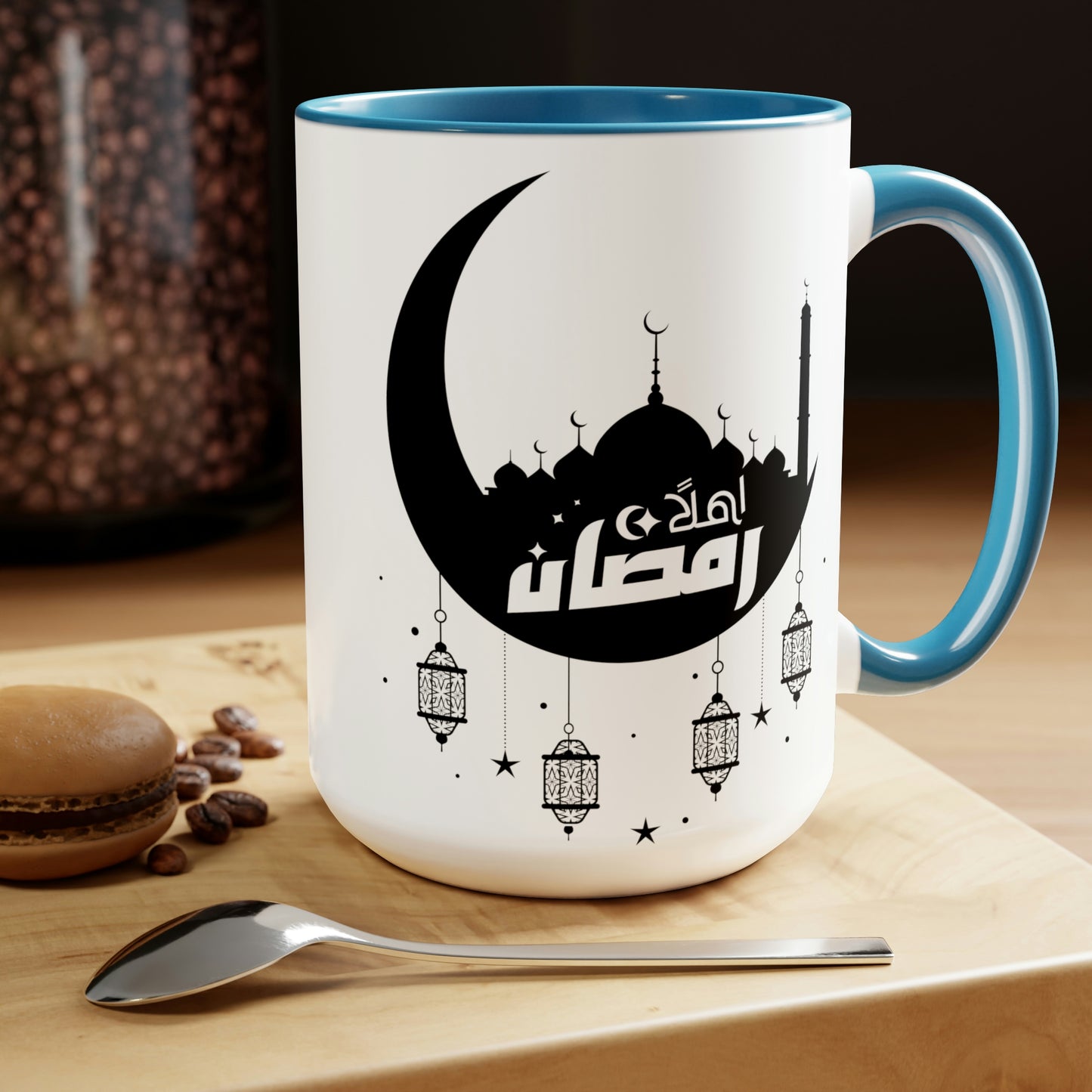 Ramadan Kareem - Two-Tone Coffee Mugs, 15oz