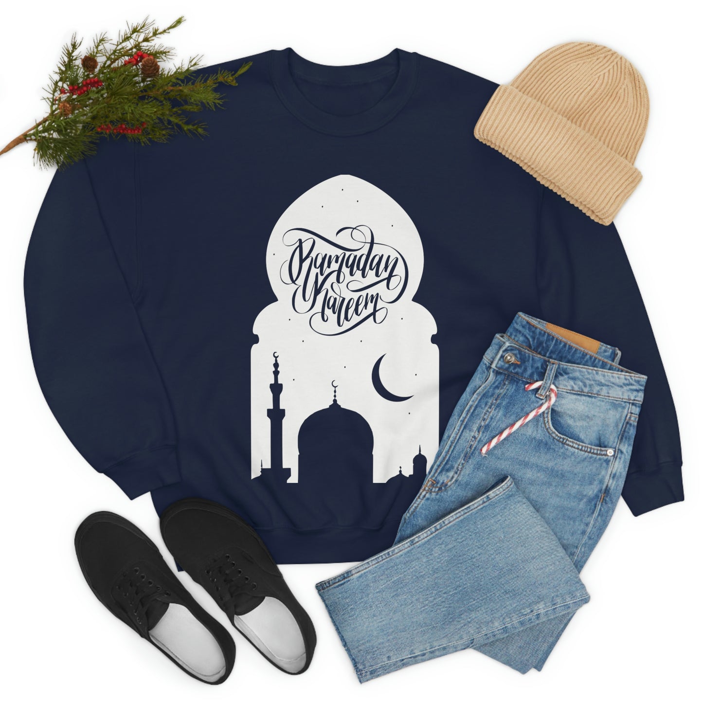 Ramadan Kareem (Style 14) - Unisex Heavy Blend™ Crewneck Sweatshirt