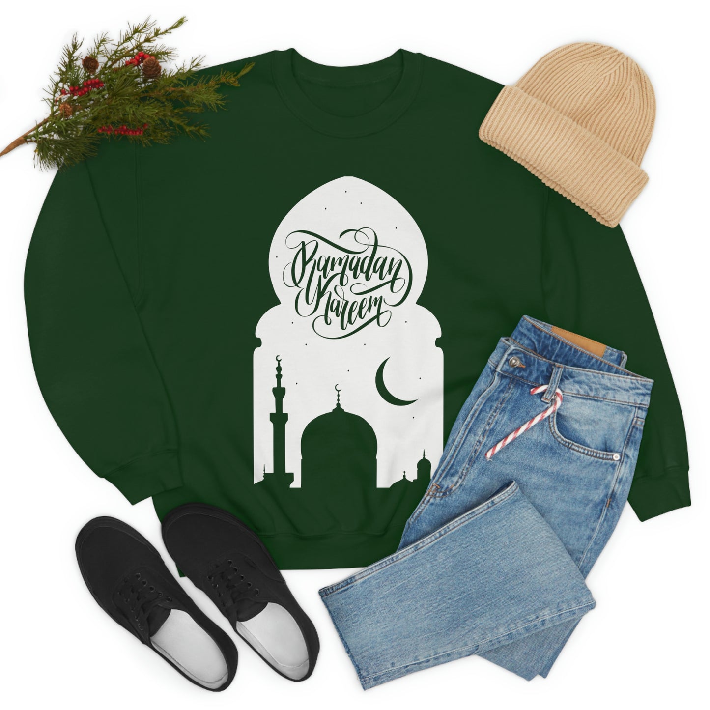 Ramadan Kareem (Style 14) - Unisex Heavy Blend™ Crewneck Sweatshirt