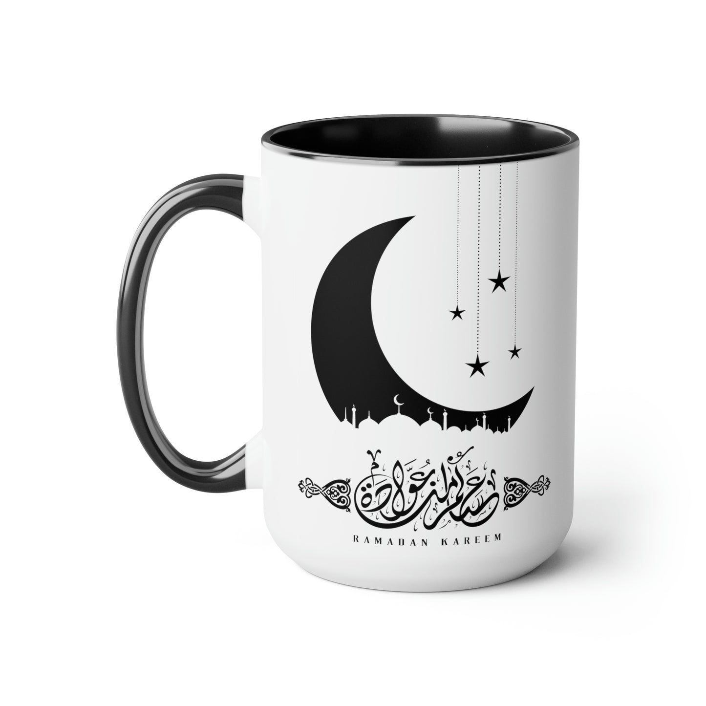 Ramadan Kareem - Two-Tone Coffee Mugs, 15oz