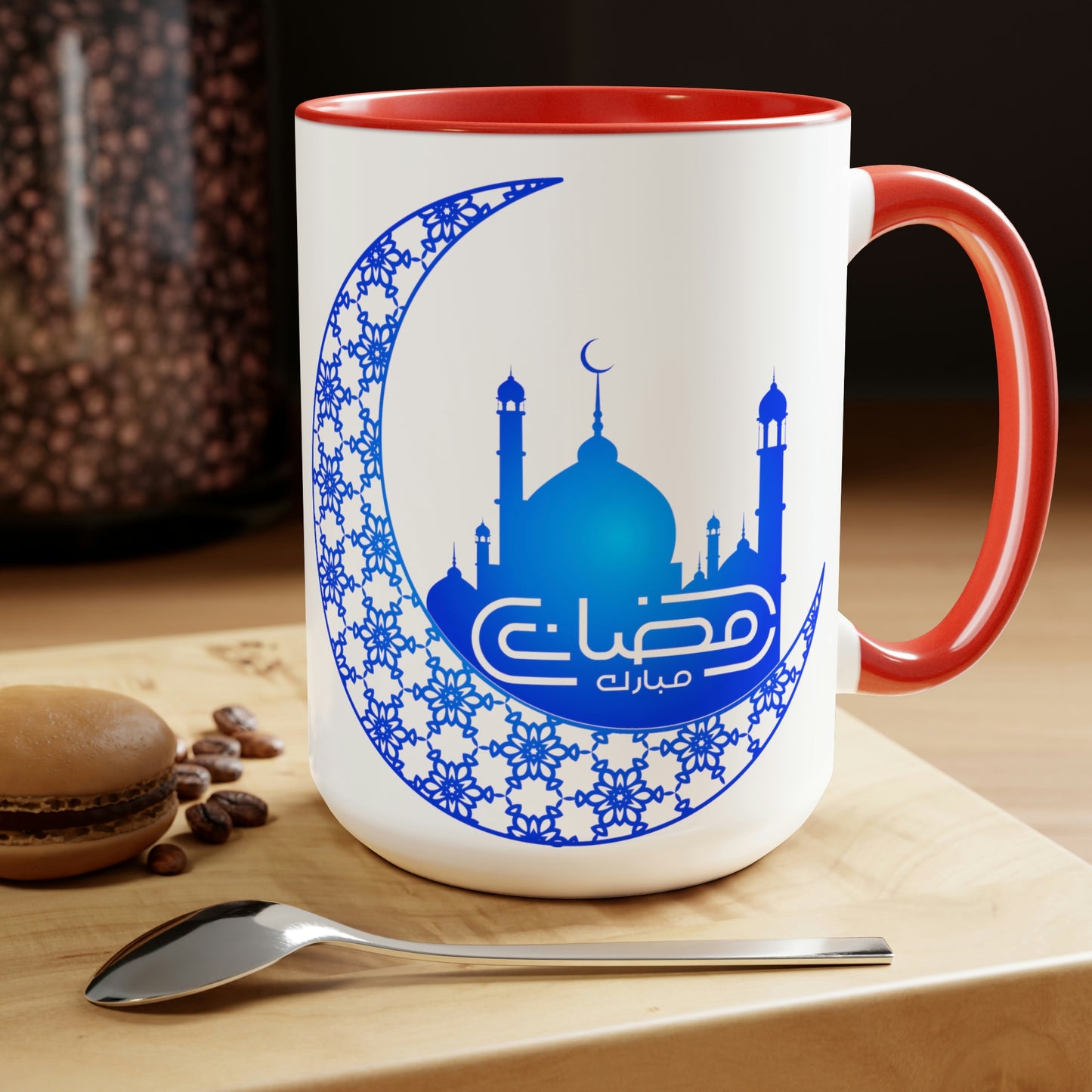 Ramadan Kareem - Two-Tone Coffee Mugs, 15oz