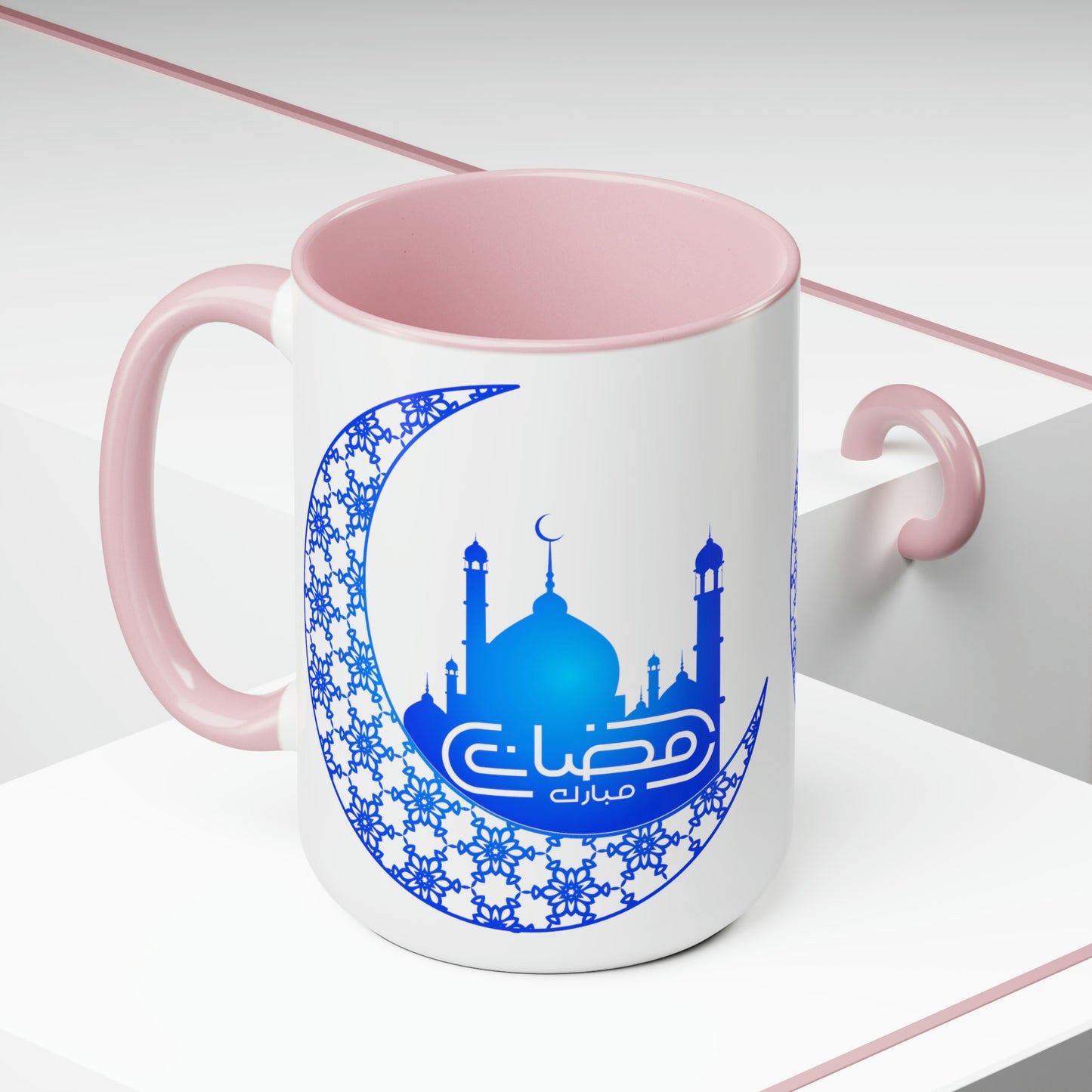 Ramadan Kareem - Two-Tone Coffee Mugs, 15oz