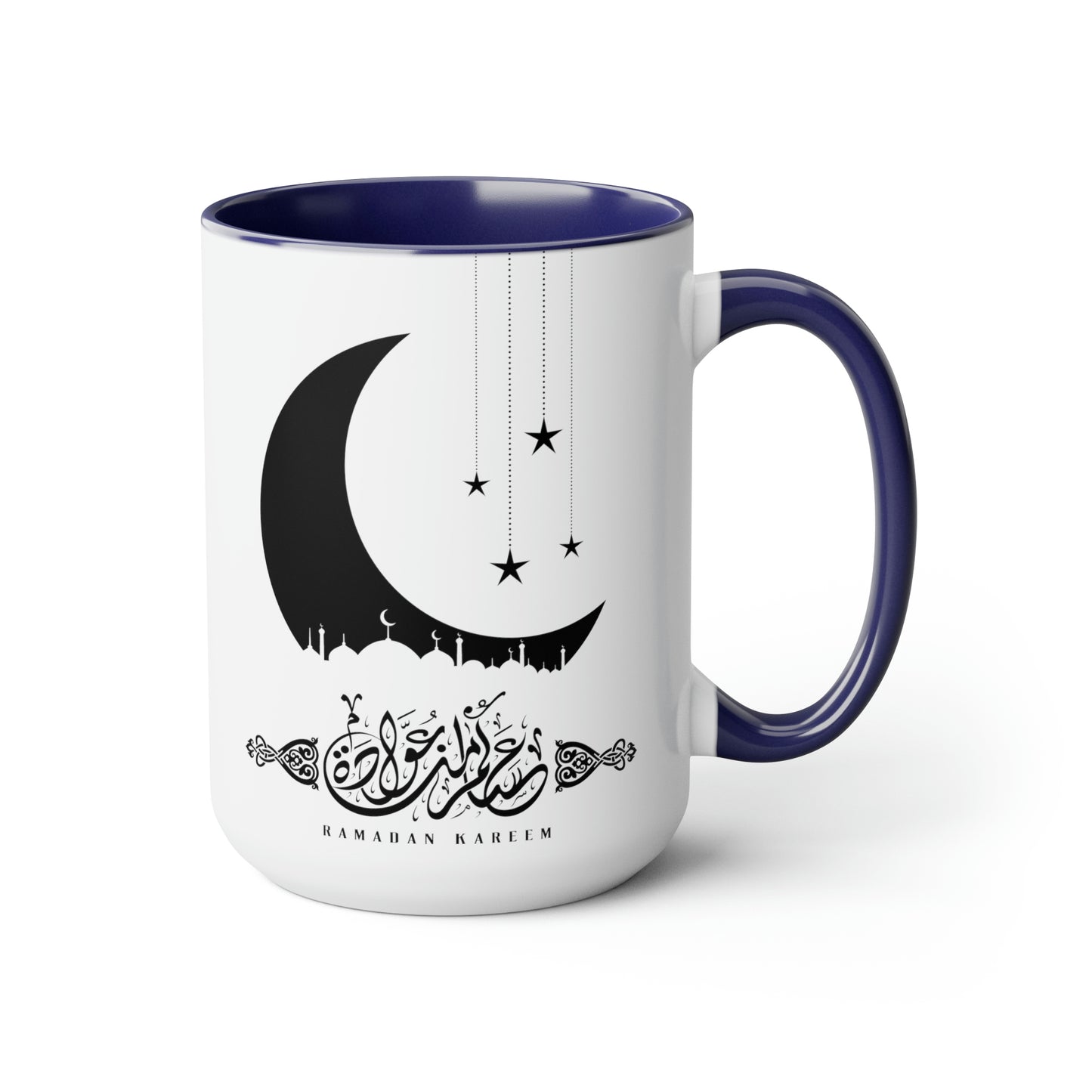 Ramadan Kareem - Two-Tone Coffee Mugs, 15oz