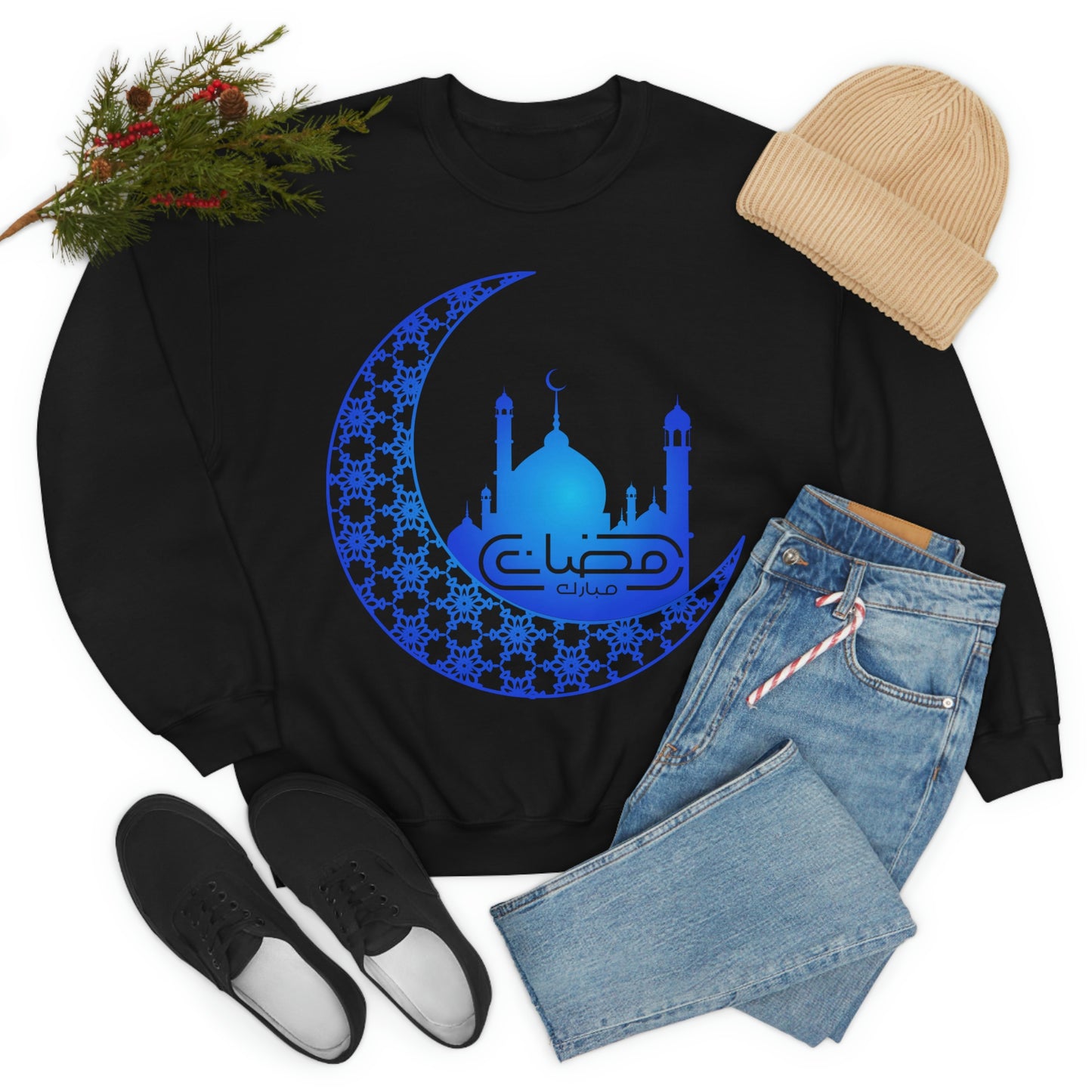 Ramadan Kareem (Style 15) - Unisex Heavy Blend™ Crewneck Sweatshirt