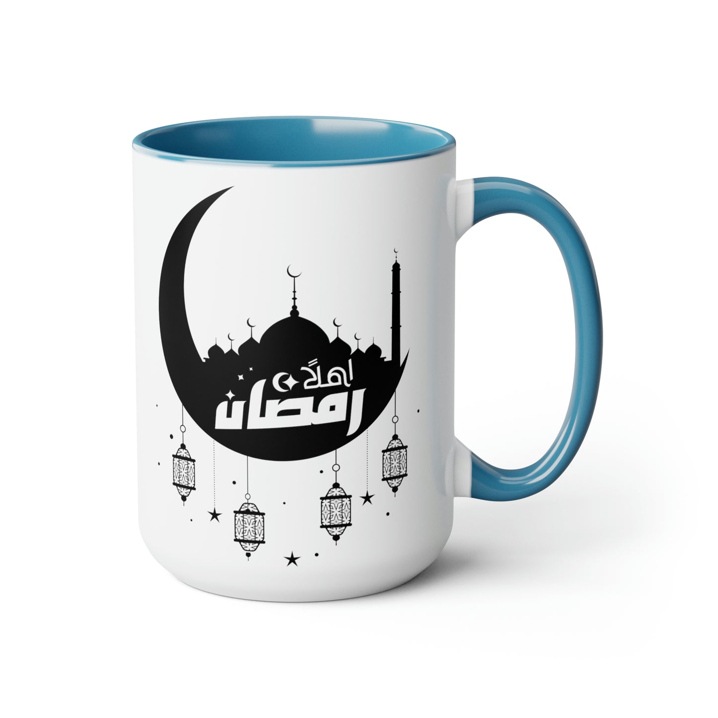 Ramadan Kareem - Two-Tone Coffee Mugs, 15oz