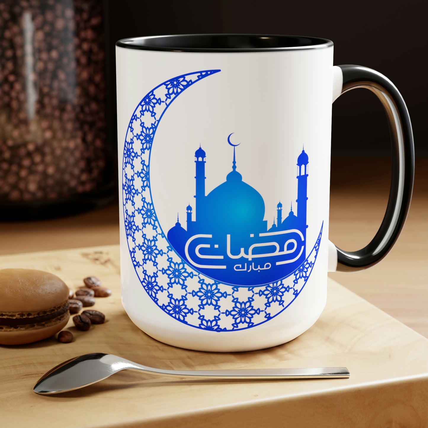Ramadan Kareem - Two-Tone Coffee Mugs, 15oz