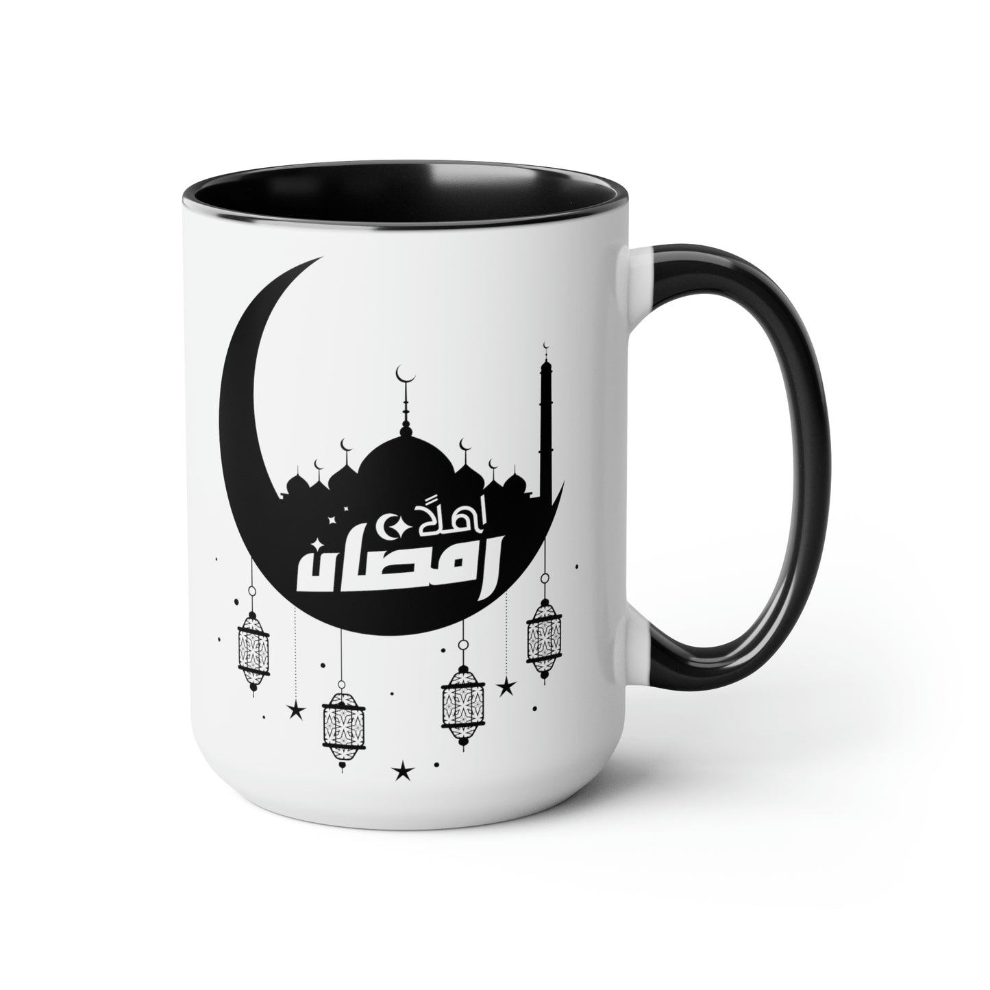 Ramadan Kareem - Two-Tone Coffee Mugs, 15oz