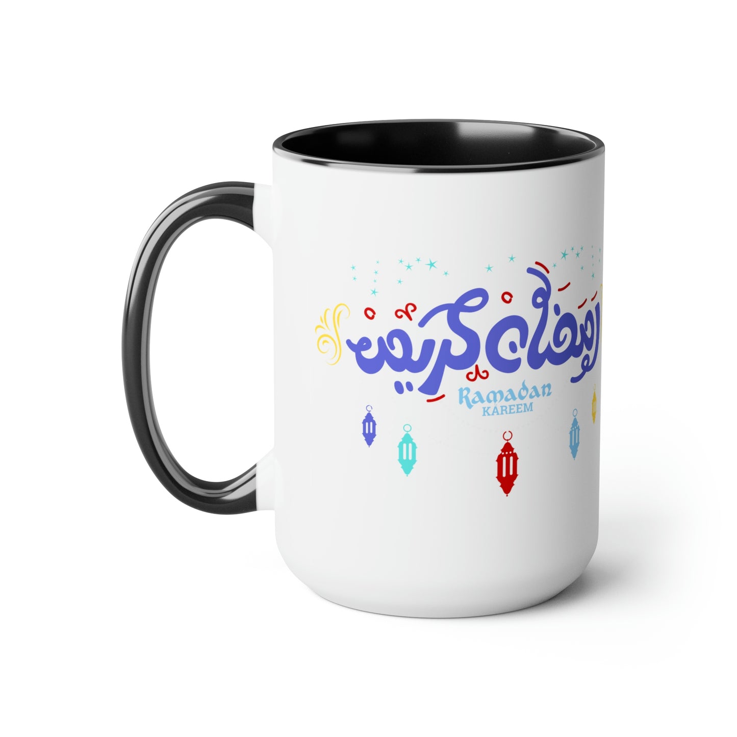 Ramadan Kareem - Two-Tone Coffee Mugs, 15oz