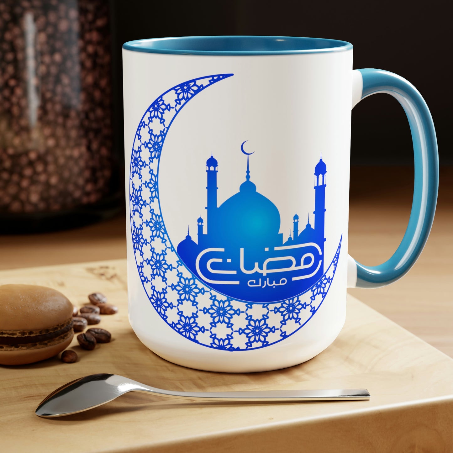 Ramadan Kareem - Two-Tone Coffee Mugs, 15oz
