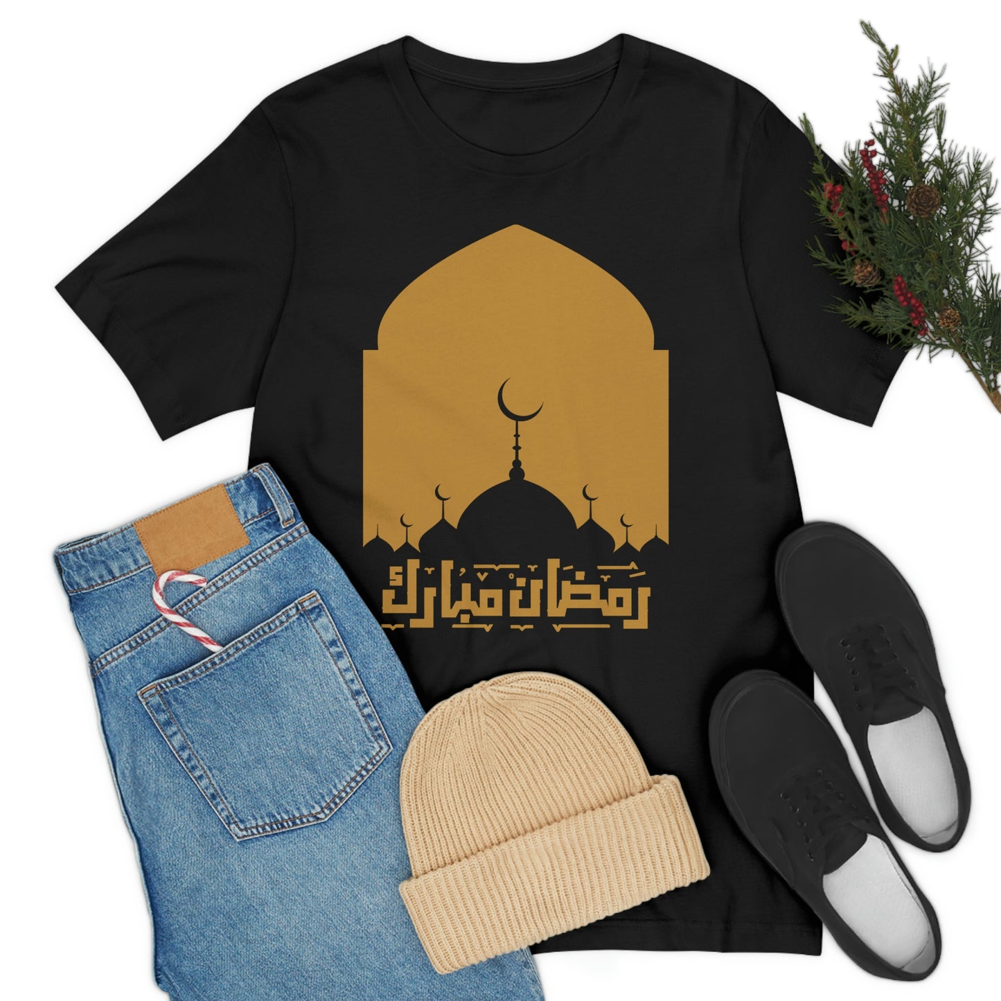 Ramadan Mubarak (Style 18) - Unisex Heavy Cotton Tee