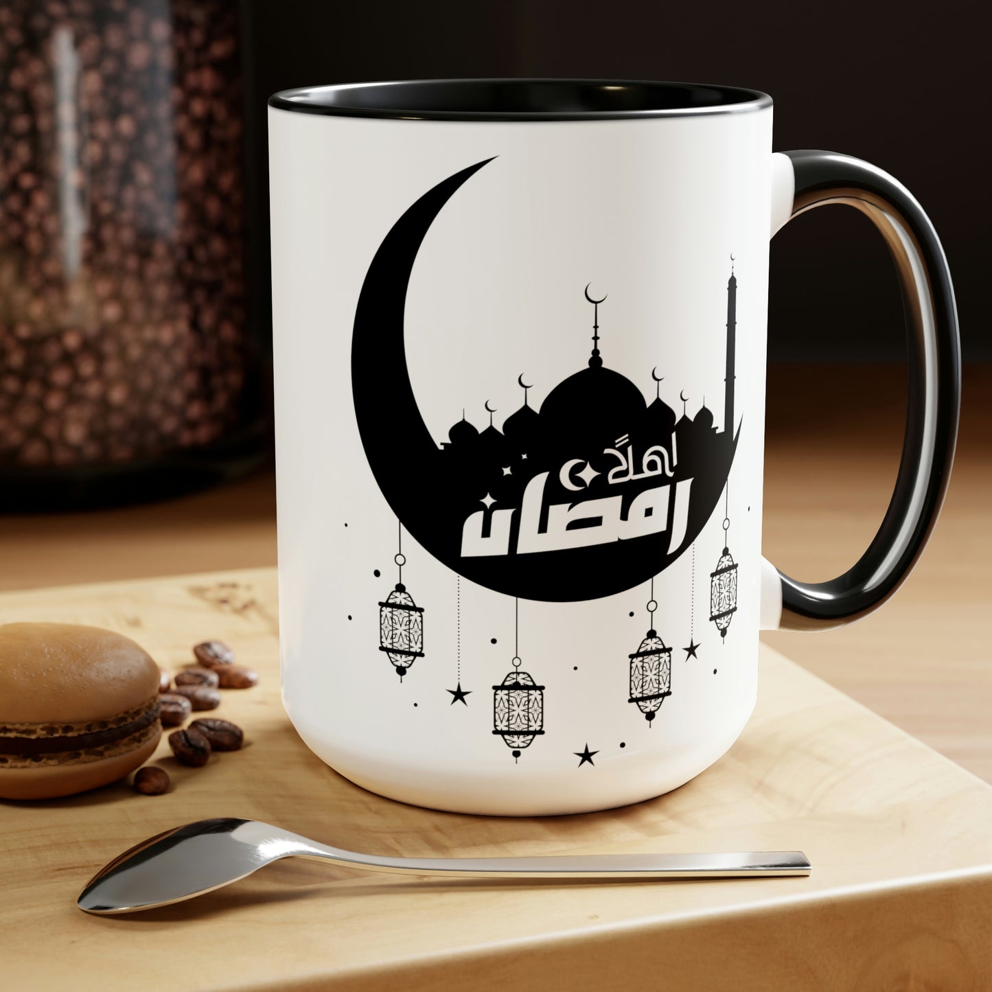 Ramadan Kareem - Two-Tone Coffee Mugs, 15oz