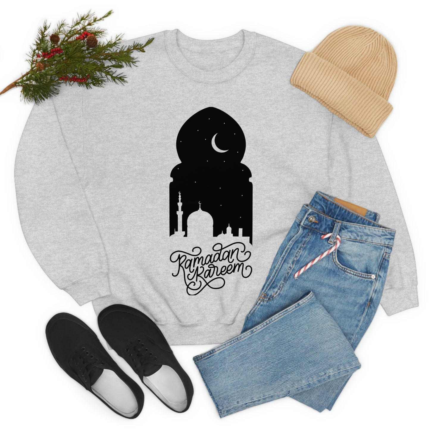 Ramadan Kareem (Style 3) - Unisex Heavy Blend™ Crewneck Sweatshirt