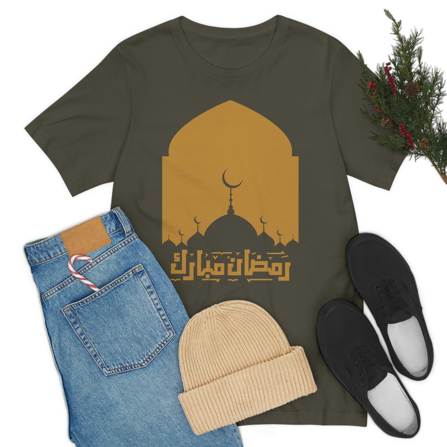 Ramadan Mubarak (Style 18) - Unisex Heavy Cotton Tee