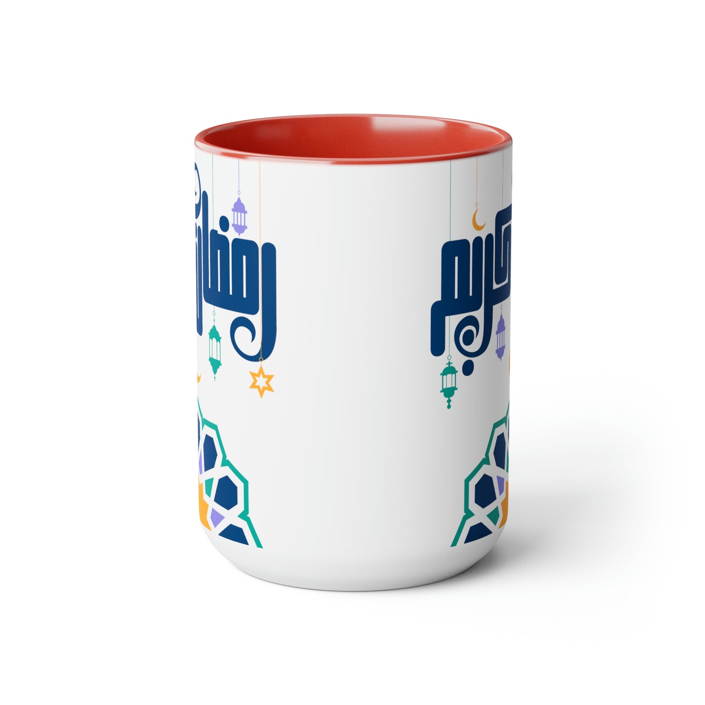 Ramadan Kareem - Two-Tone Coffee Mugs, 15oz