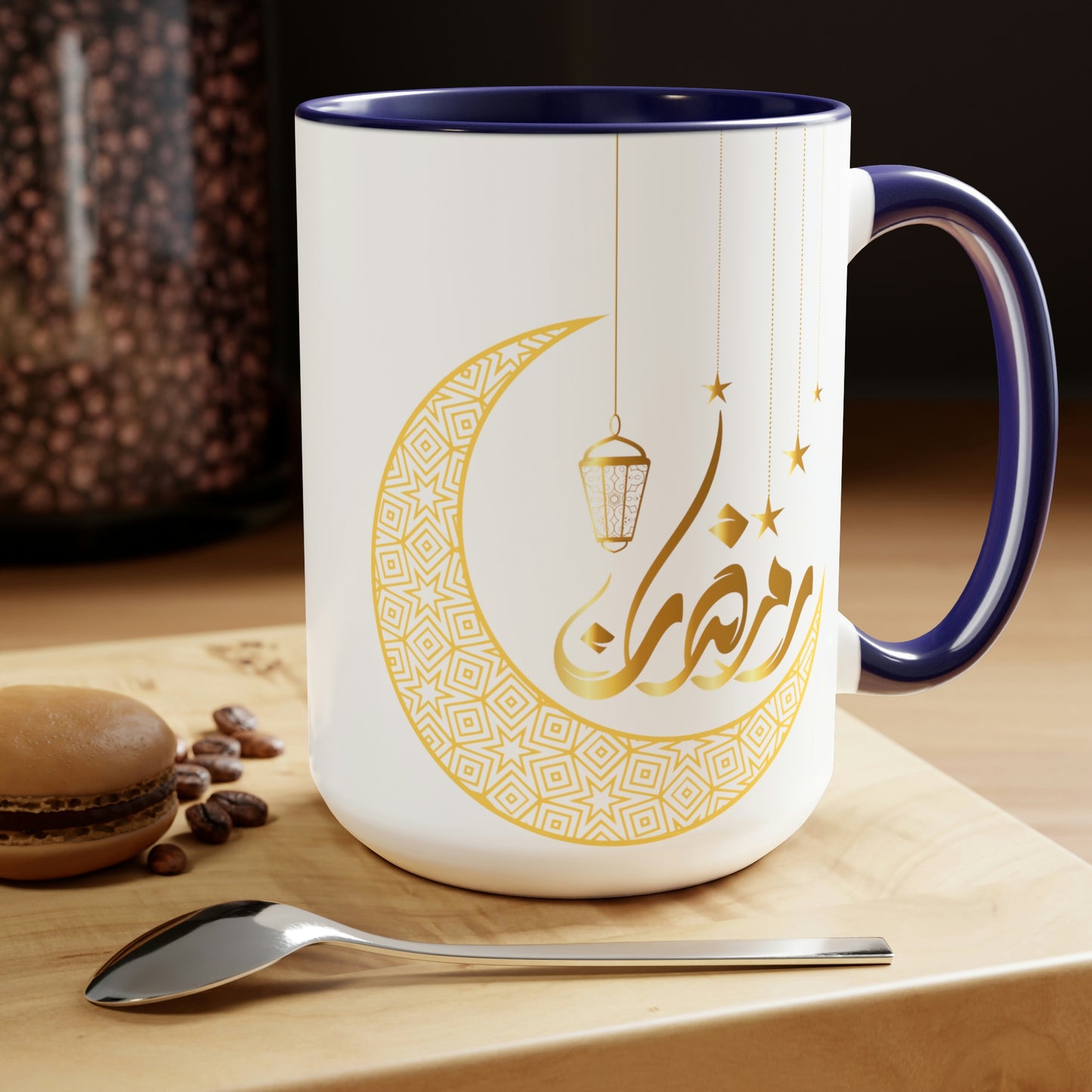 Ramadan Kareem - Two-Tone Coffee Mugs, 15oz