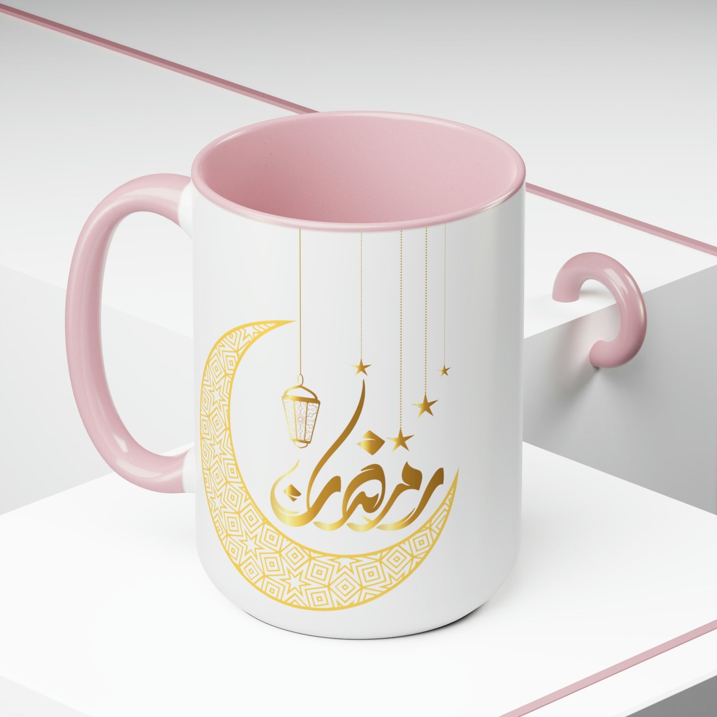 Ramadan Kareem - Two-Tone Coffee Mugs, 15oz