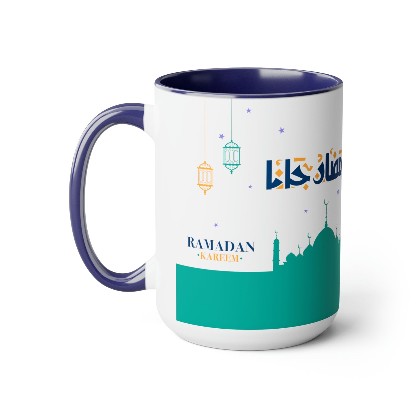 Ramadan Kareem - Two-Tone Coffee Mugs, 15oz