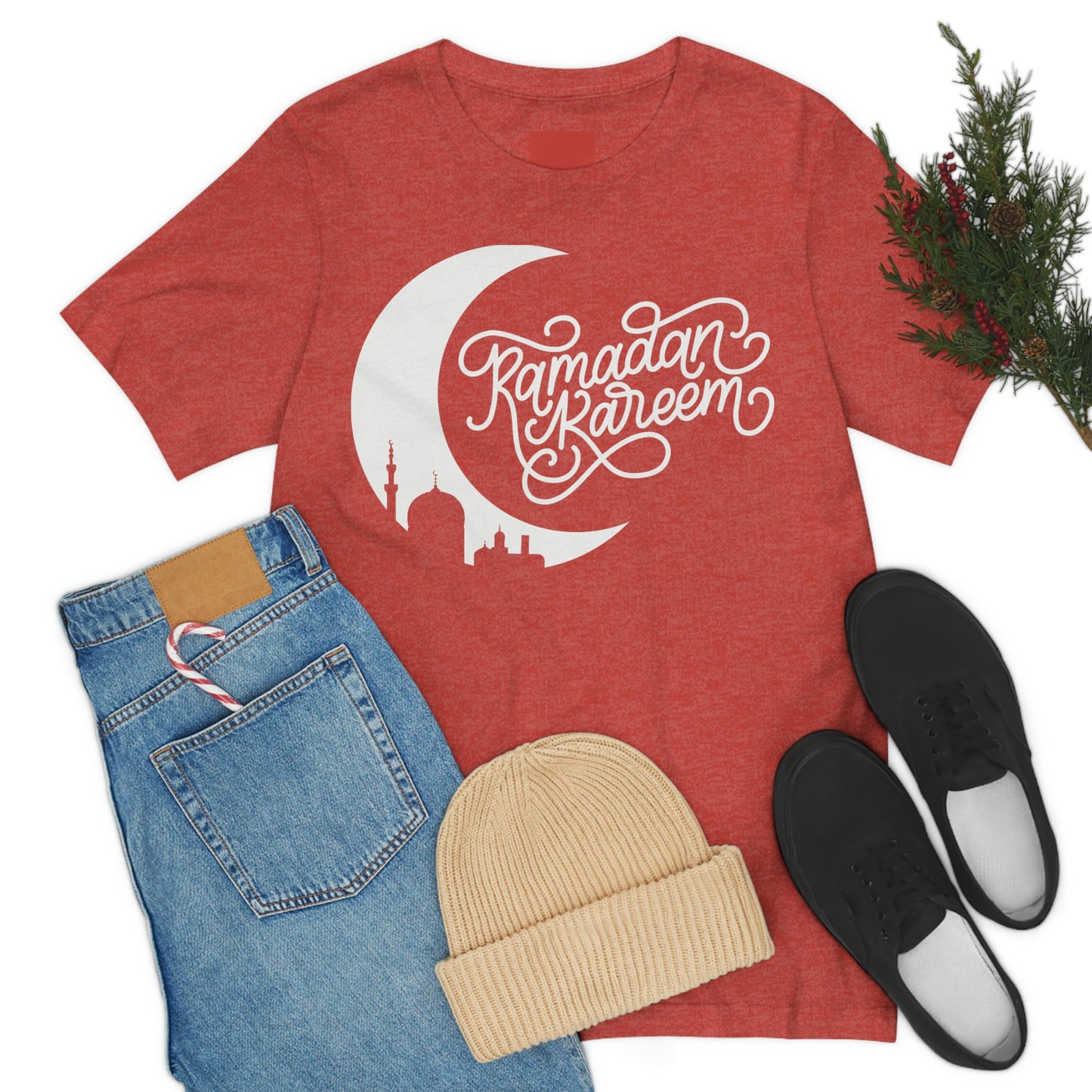 Ramadan Kareem (Style 9) - Unisex Heavy Cotton Tee