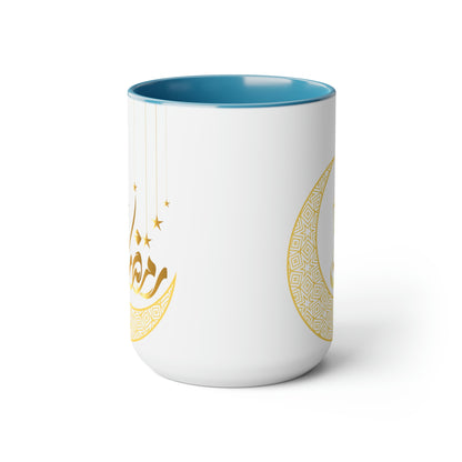 Ramadan Kareem - Two-Tone Coffee Mugs, 15oz