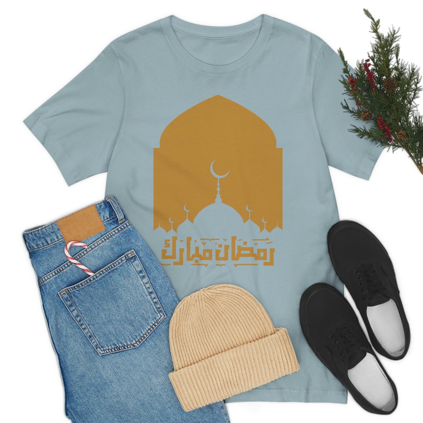 Ramadan Mubarak (Style 18) - Unisex Heavy Cotton Tee