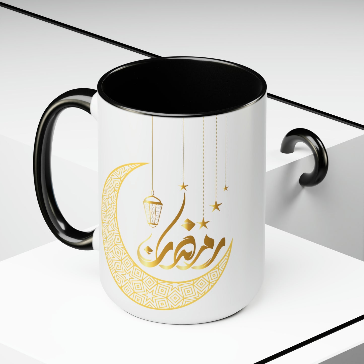 Ramadan Kareem - Two-Tone Coffee Mugs, 15oz