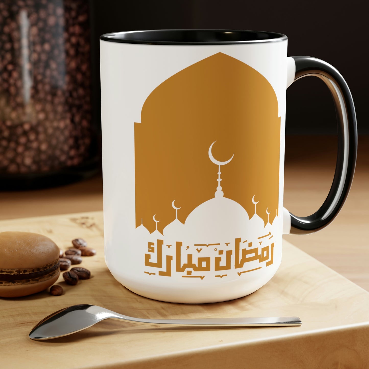 Ramadan Kareem - Two-Tone Coffee Mugs, 15oz