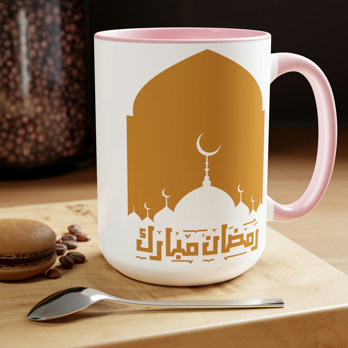 Ramadan Kareem - Two-Tone Coffee Mugs, 15oz