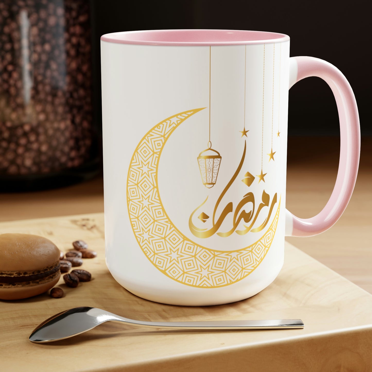 Ramadan Kareem - Two-Tone Coffee Mugs, 15oz