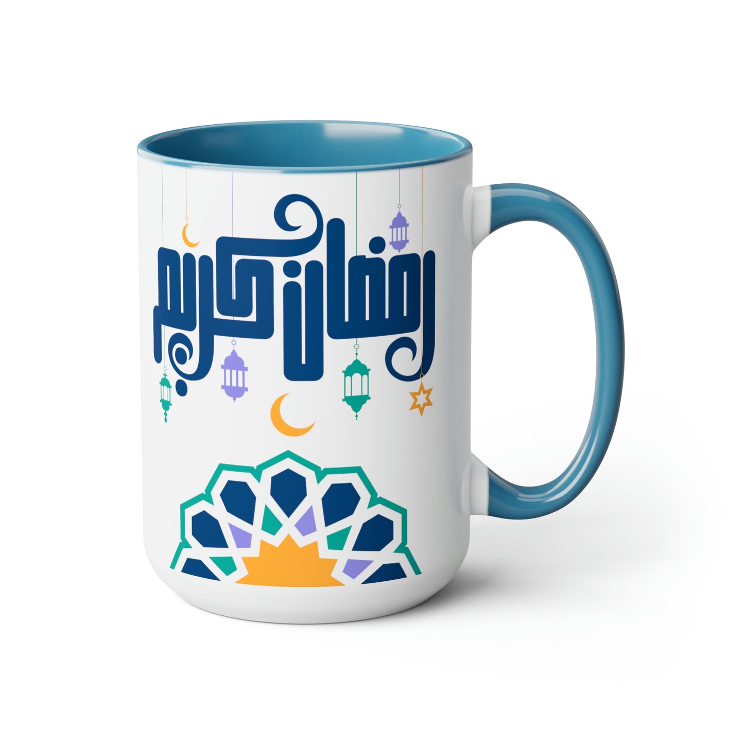 Ramadan Kareem - Two-Tone Coffee Mugs, 15oz