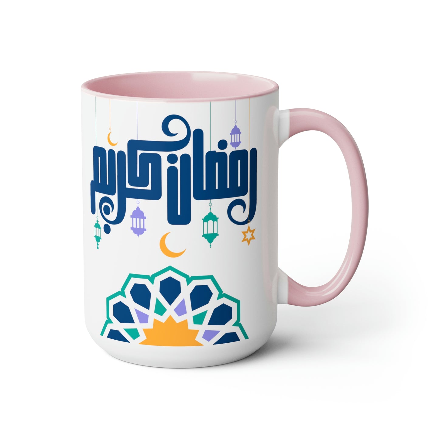 Ramadan Kareem - Two-Tone Coffee Mugs, 15oz