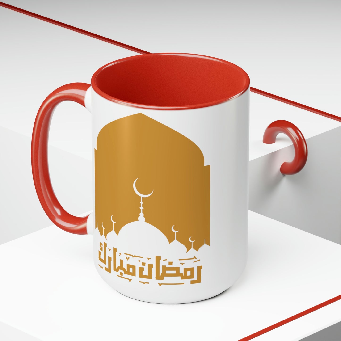 Ramadan Kareem - Two-Tone Coffee Mugs, 15oz