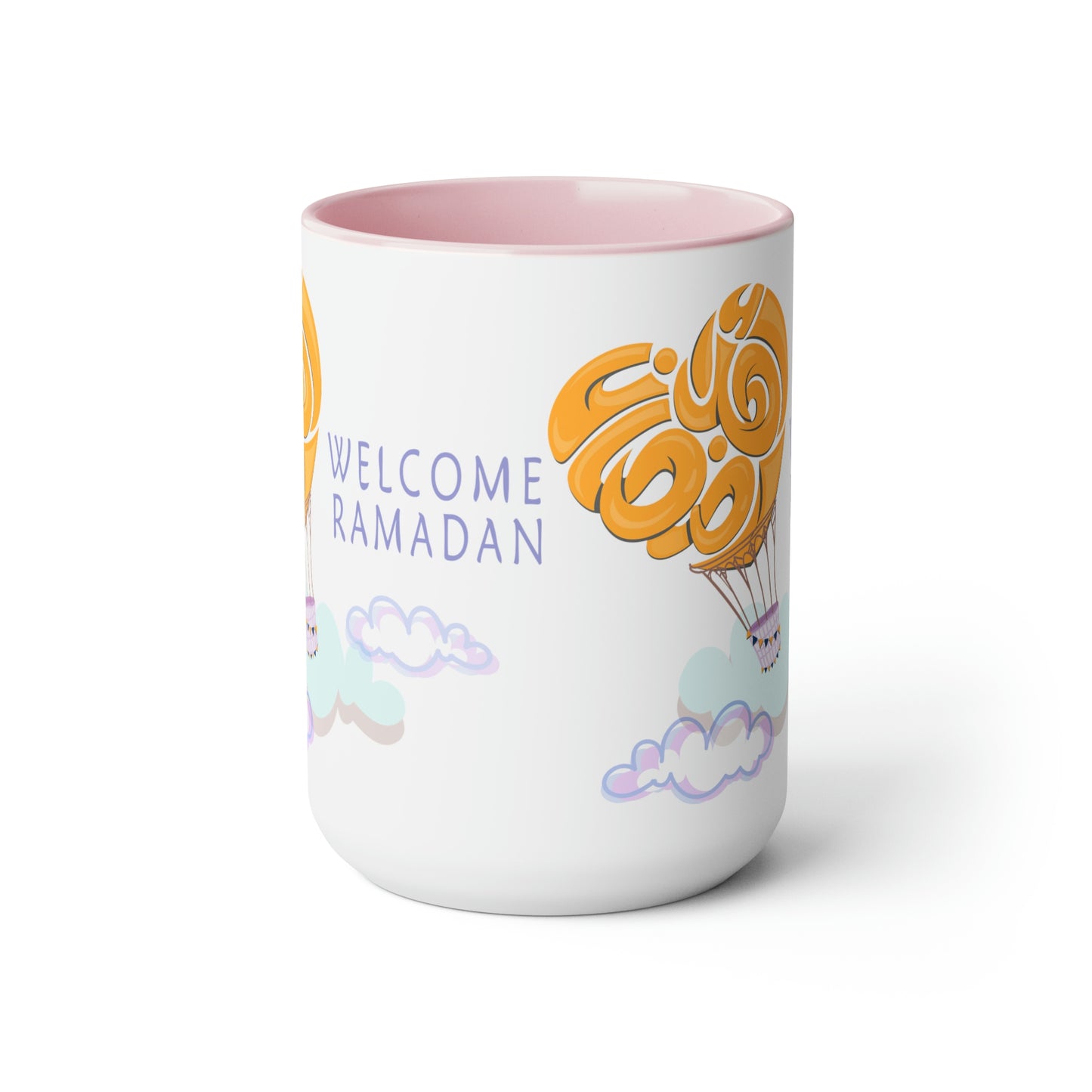 Ramadan Kareem - Two-Tone Coffee Mugs, 15oz