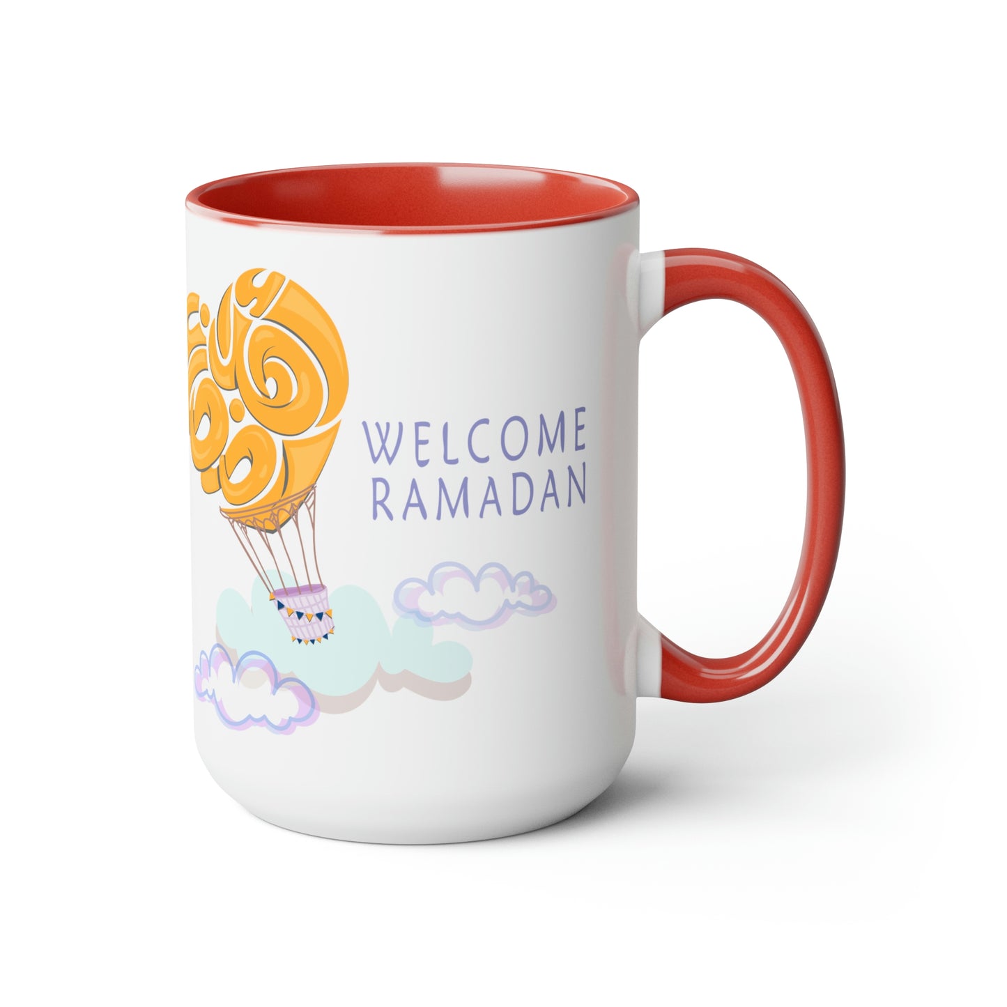 Ramadan Kareem - Two-Tone Coffee Mugs, 15oz