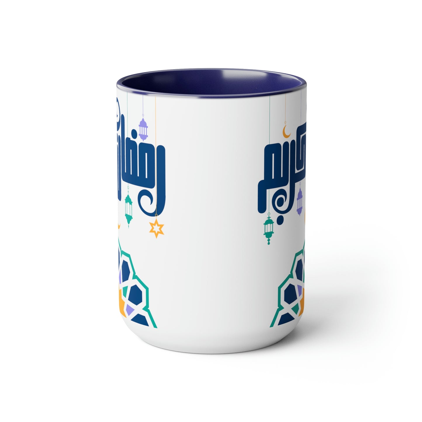 Ramadan Kareem - Two-Tone Coffee Mugs, 15oz